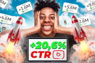 design attractive and amazing youtube thumbnail