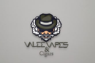 awesome fantastic vape store logo