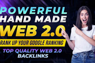create 100 high authority web 2 0 backlinks