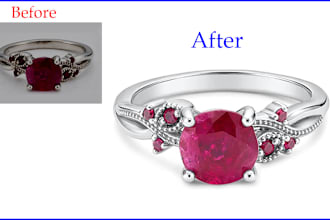 do jewelry retouch, ecommerce product retouch by photoshop