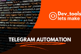 create a custom telegram bot for your business or project