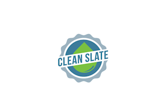 design eye catching classy clean slate logo for you