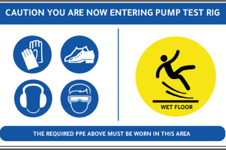 design the required hse signs and posters for your business