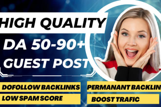 publish high da seo dofollow guest post with permanent backlinks