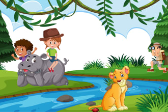 do children book illustrations and storybook illustrations in 24 hours
