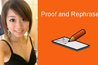 proof and rephrase your texts within 24 hours