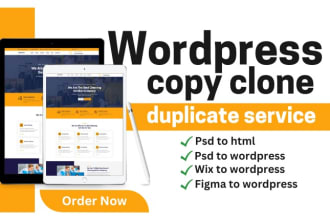 copy, clone, duplicate wordpress website