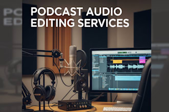 professionally clean, repair, and enhance your audio for podcasts