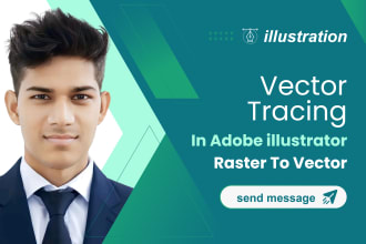 vectorize your logo, image, sketch in illustrator