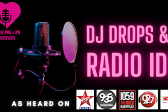record the voiceover for your radio promo
