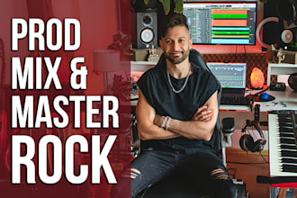 professionally produce, mix and master your rock song