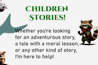write children stories and books