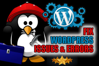 fix wordpress issues and errors