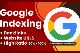 index your website and backlinks in google within 24 hours