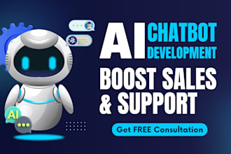 build ai chatbots for websites, social media and sales automation