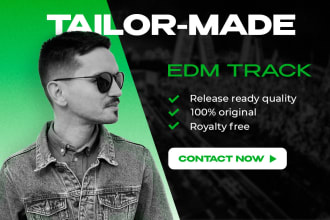 produce you an edm track of your liking, free demo