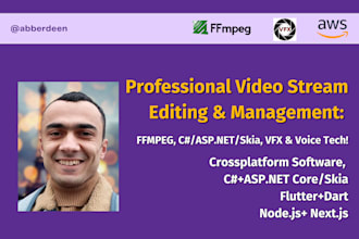 create custom multimedia software video audio and streaming tools
