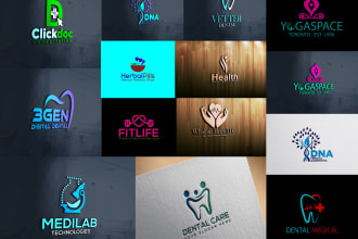 do professional medical dental logo design  for you