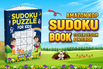 design sudoku word search puzzle activity book for amazon kdp low content