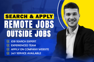 search and apply jobs or remote job applications on your behalf