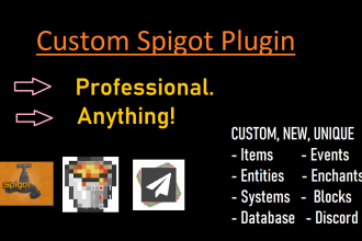 create the mc plugin you want, whatever it is