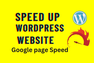 do wordpress website speed optimization, google increases page speed