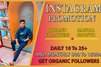 promote your instagram account to grow organic followers and fast promotion