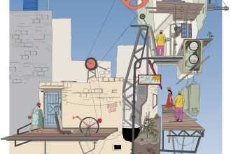 draw architecture illustrations, floor plans, and cad drawings