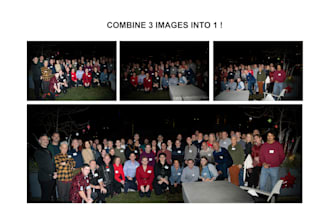 merge and combine images into one photo in photoshop