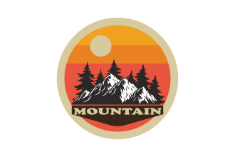 create mountain travel adventure outdoor and hunting logo