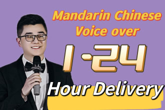 record high quality professional male mandarin chinese