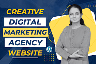 build a modern digital marketing agency website