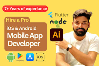 build professional flutter mobile apps for android and ios