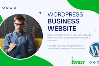 design wordpress website, wordpress business website and wordpress website