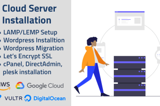 setup, install, configure your cloud server, vps for website hosting