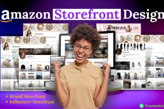 design your amazon influencer storefront or brand storefront