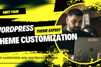 customize wordpress theme divi, salient, avada, newspaper or any other