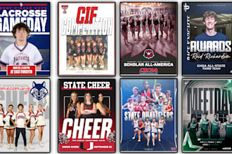 do sports graphics, sports poster design for professional team