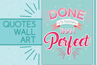 illustrate your quote in handmade lettering