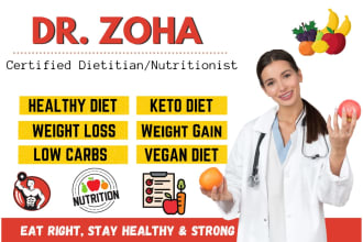 be your dietitian for weight loss meal plan