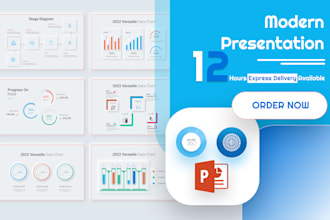 create a modern presentation using prezi or powerpoint