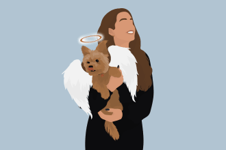 draw a memorial pet faceless portrait