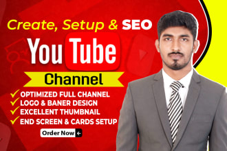 create and setup your youtube channel professionally