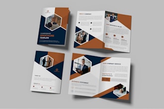 design modern company profile, business brochure, proposal