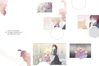 draw a professional webcomic webtoon for you