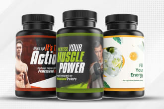 do supplement label design, product packaging, pouch design