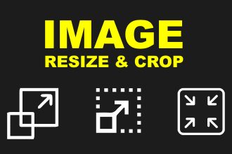 resize logo or image for instagram facebook linkedin website, youtube