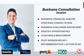 provide 1 hour business coaching
