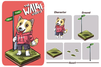 draw your pet into a cute cartoon character