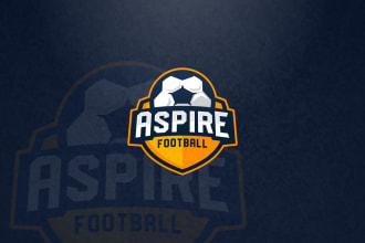 provide a modern football soccer logo design for your team